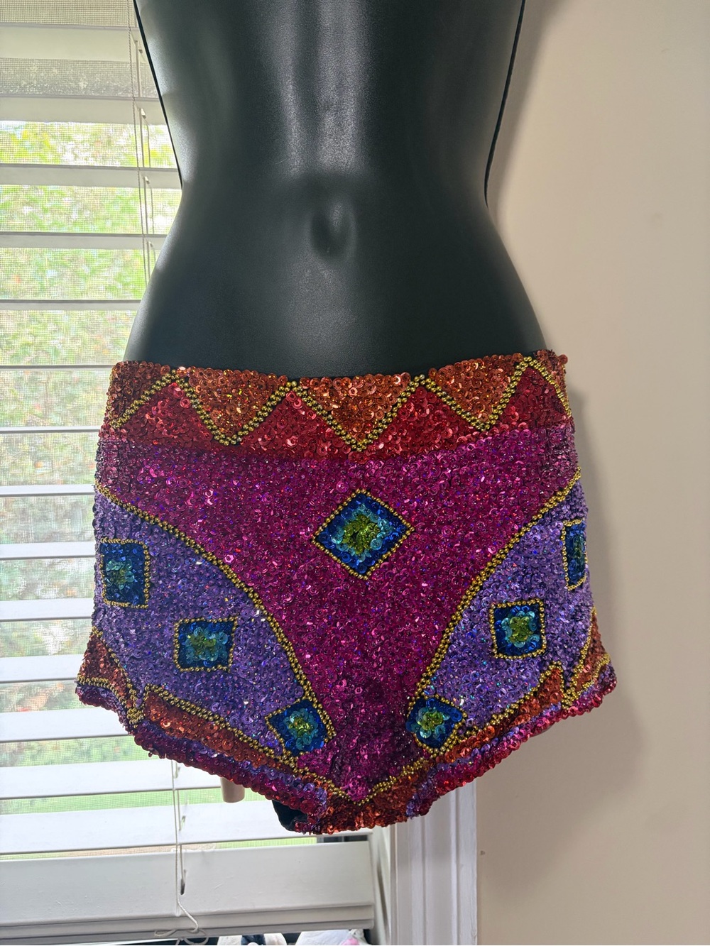 Sequin Embellished Multicolor Women's Hotshorts
